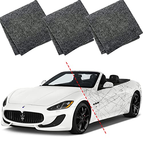 Nano Sparkle Cloth for Car Scratches, 2023 Upgrade Nano Magic Cloth Scratch Remover with Sponge Easily Repair Minor Scratches