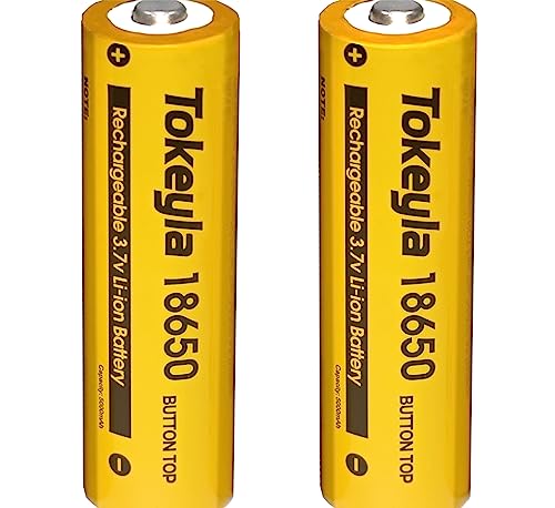 2pcs 18650 Rechargeable Battery 4000mAh,Using The 18650 Battery Charger (Does not Include The 18650 Battery Charger) 18650 Rechargeable Batteries 3.7V Li-ion Batteries 18650