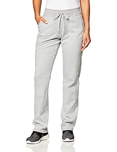 Hanes Women's French Terry Pant, Light Steel, Large