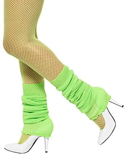 Smiffys womens Legwarmers Adult Sized Costumes, Green, One Size US