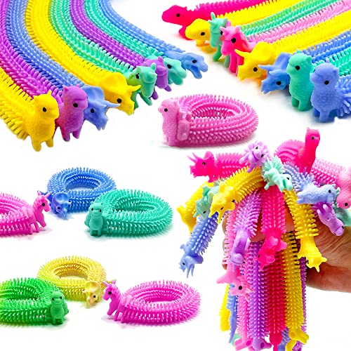 40 Pcs Stretchy Strings Fidget Toys,Colorful Sensory Toys for Boys,Girls,Adults Stress Relief,Anti Anxiety Autism Toys for Kids,Great for Children's Day,Party Favors