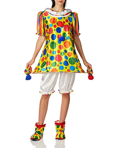 Forum Novelties Women's Giggles The Clown Costume, Multicolor, Standard