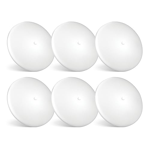 PARMIDA (6 Pack) 3CCT LED RV Dome Ceiling Lights, On/Off Switch, Dimmable, Surface Mount Interior Puck Light, Slim Motorhome, Trailer, Camper Lighting, 5W, 3500K/4000K/5000K, Damp Location, 4.5 Inch