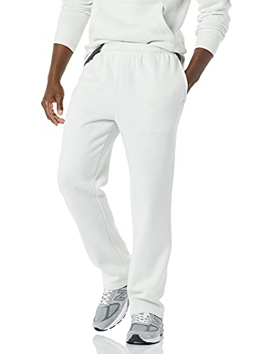 Amazon Essentials Men's Fleece Sweatpant (Available in Big & Tall), White, Medium