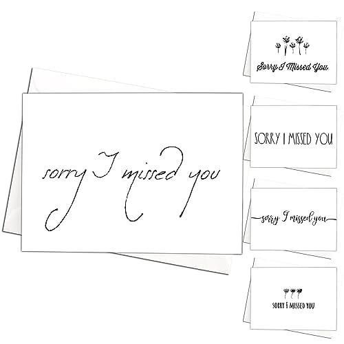 MPC Brands Sorry I Missed You Notecard Sets (20 Pack)
