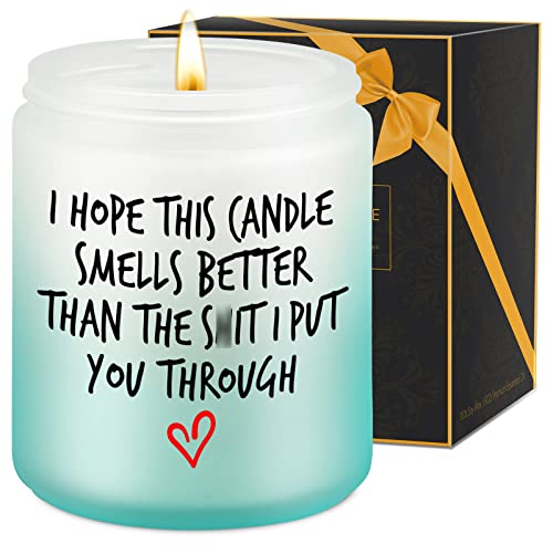 Fairy's Gift Candle, I'm Sorry, I Love You Gifts for Her Him, Gifts for Wife, Mom Gifts, Grandma Girlfriend Wife Birthday Gift Idea - Christmas Funny Gifts for Women Men Dad Husband Boyfriend