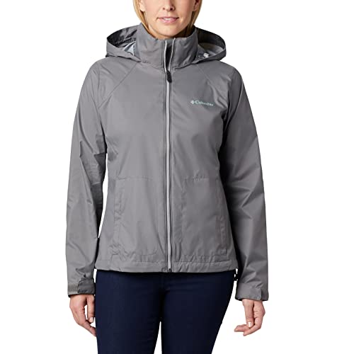 Columbia Women's Switchback III Jacket, City Grey, 2X Plus