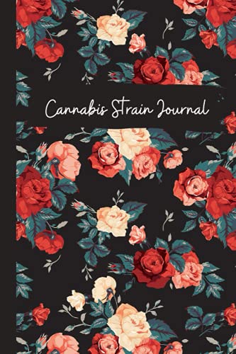 Cannabis Strain Journal Log Tracker for Medical Marijuana, Weed Planner, Vape, THC, CBD