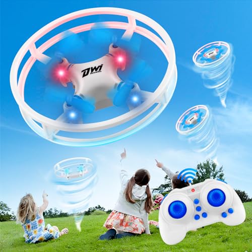 Mini Drone for Kids, 2.4Ghz Remote Control Drone, 360  Flips Auto Hovering Beginner UFO Drone, Headless Mode, One Key Return Small Quadcopter, Helicopter Drone Toy with LED Lights for Halloween Gift