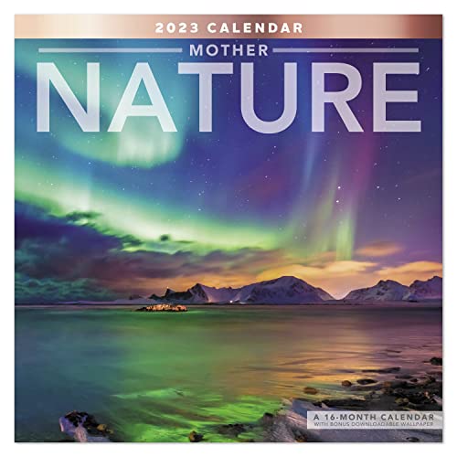 2023 Mother Nature Monthly Wall Calendar, 16 Months, 12" x 12" (LME2091023)