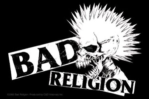 Bad Religion Mohawk Skull Sticker