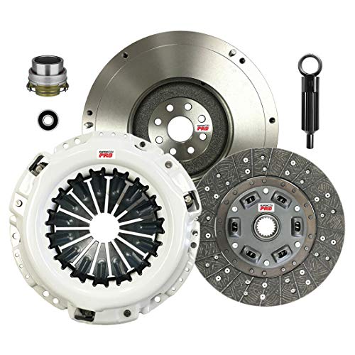 ClutchMaxPRO Heavy Duty OEM Clutch Kit with Flywheel Compatible with 1996-2002 Toyota 4Runner 1995-1998 T100 1995-2004 Tacoma 2000-2004 Tundra 3.4L 5VZFE (CP16077HDFW-CK)