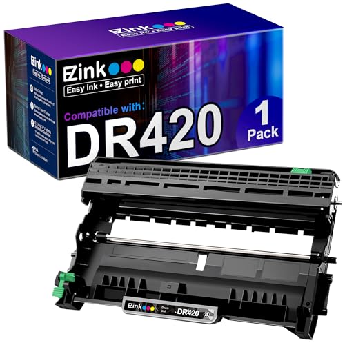 E-Z Ink (TM) Compatible Drum Unit (Not Toner) Replacement for Brother DR420 DR 420 High Yield for use with HL-2270DW HL-2280DW HL-2230 HL-2240 HL-2240D MFC-7860DW MFC-7360N DCP-7065DN (1 Drum Unit)