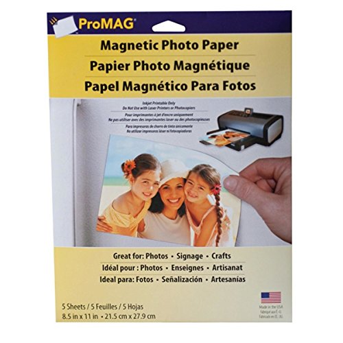ProMAG 8.5 x 11 Inches Inkjet Printable Magnetic Sheets