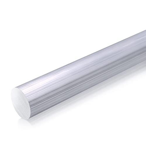 1-1/2" 6061 Aluminum Round Rod 13" Long Solid T6511 New Lathe Bar Stock,Extruded,1.5" Diameter&13"Long+0/-.05" (1.5x13inch, 1)