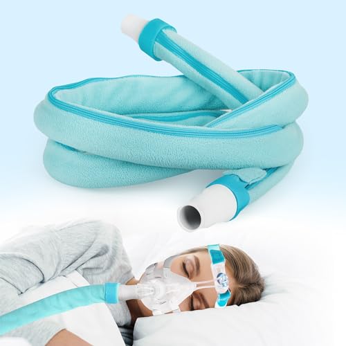 IKSTAR CPAP Tube-Cover 6ft [Upgrade]- Full Zippered Insulator Wrap Prevent Rainouts - CPAP Hose-Cover Compatible with All Tubing -100% Skin Safe Quality - Soft Fabric Wrap No More Condensation