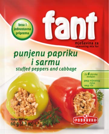 Podravka Fant Seasoning Mix for Stuffed Peppers and Cabbage Rolls 2.1 oz