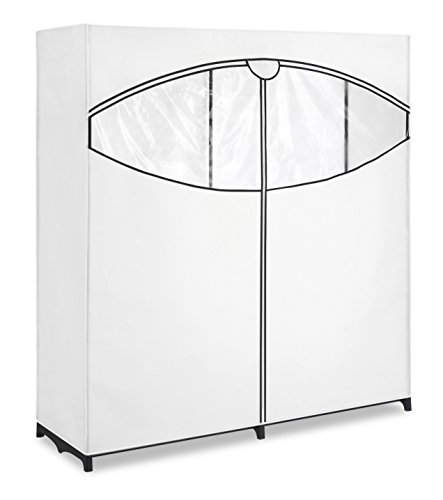 Whitmor Extra-Wide Clothes Closet, 60 with, White Cover
