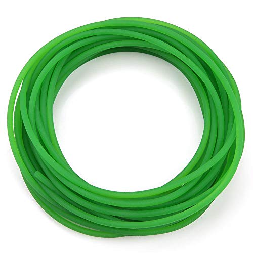 High Performance Round Belting, PU Transmission Belt Polyurethane Round Belt for Drive Transmission Green 4mm x 10m