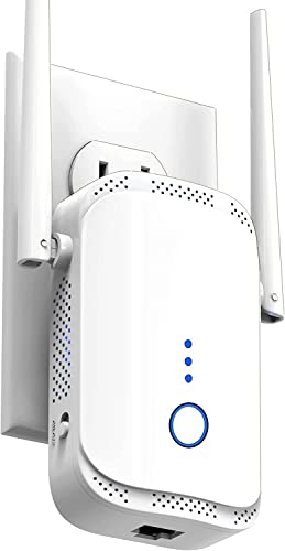 Macard WiFi Extender Booster - 2023 Release Up to 74% Faster - Broader Coverage Than Ever, Signal Booster for Home - with Ethernet Port, Made for USA