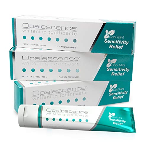 Opalescence Whitening Toothpaste for Sensitive Teeth - Oral Care, Mint Flavor, Gluten Free - 3 Pack