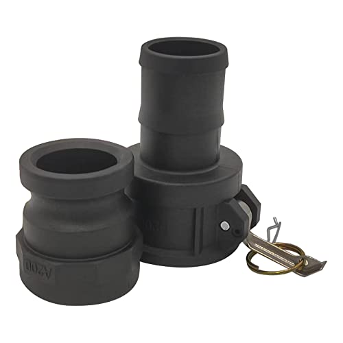 Polypropylene Camlock Fittings (2"Type C) and Poly Cam Lock Fittings 2 inch Type A with Camlock Gasket Inside