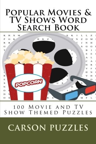 Popular Movies & TV Shows Word Search Book: 100 Movie and TV Show Themed Puzzles