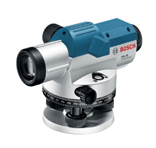 Bosch GOL32 5.6 in. Automatic Optical Level Kit with a 32x Magnification Power Lens (3 Piece),Black