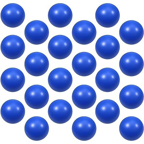 kymqlyw 24 Pcs Blue Foam Stress Ball Squeeze Stress Relief Balls for Kids and Adults Hand Exercise Sensory Squishy Relief Toys for Anxiety ADHD Autism Blue