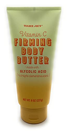 Trader Joes Vitamin C Firming Body Butter with Glycolic Acid 8 oz (Pack of 1)