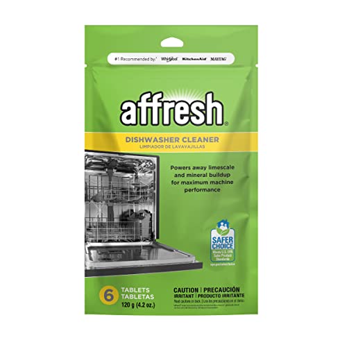 Affresh Dishwasher Cleaner, 6 Tablets | Formulated to Clean Inside All Machine Models