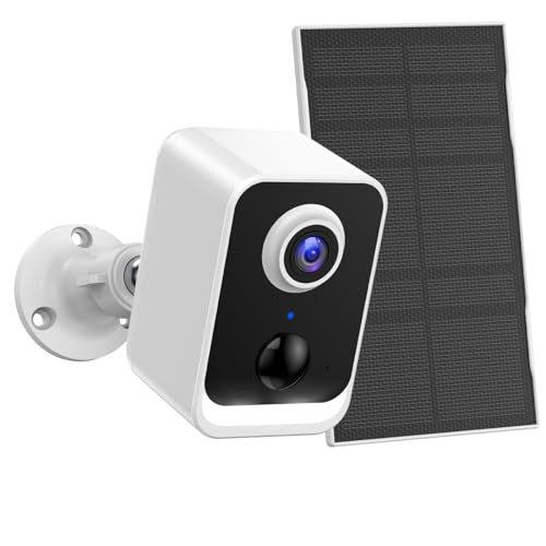 PEEIPM Security Cameras Wireless Outdoor, Cameras for Home Security Outdoor, Solar Outdoor Camera with Color Night Vision, AI Detection, 2-Way Talk, IP66 Waterproof, 5G WiFi not Supported