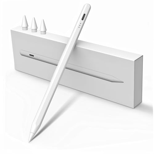 Stylus Pen for iPad W/Palm Rejection Tilt Sensitivity,13 Mins Fully Charged,MEKO Active Apple Pencil iPad Pen Compatible W/iPad 6-10,iPad Pro12.9&11",iPad Air3/4/5,iPad mini5/6(1Pack+3Nibs)