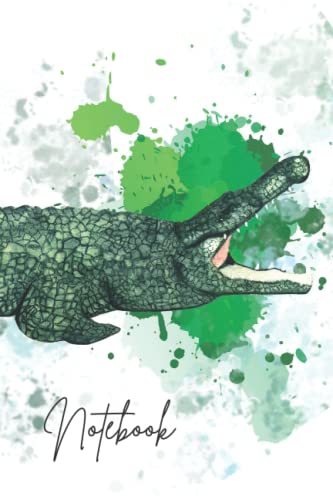Crocodile Alligator: Crocodile Journal Crocodile Gifts For Crocodile Lovers Perfect Crocodile Gifts For Teachers, Kids, Women, Men, Girls, Crocodile Lined 110 Pages 6 x 9 (Journals, Notes, Notebooks)