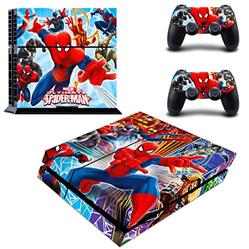 Vanknight Vinyl Decal Skin Stickers Cover Set for Regular PS4 Console Playstation 4 Controllers