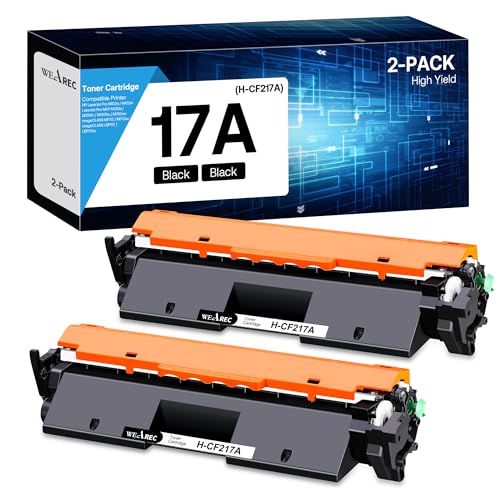 Compatible Toner Cartridge Replacement for HP 17A CF217A with Laserjet Pro MFP M130a M130fn M130fw M130nw Laserjet Pro M102a M102w Printer Toner(Black, 2-Pack)