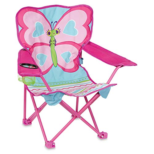 Melissa & Doug Cutie Pie Butterfly Camp Chair (Frustration-Free Packaging) , Pink