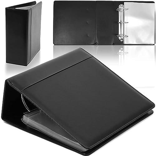 4-Inch Theater Binder with 30 Sleeves, 3-Ring Organizer with Clear Sheet Protectors for Gifts, Show-Bills Holder, 2 Pockets Per Sleeve (10x9.5 in)