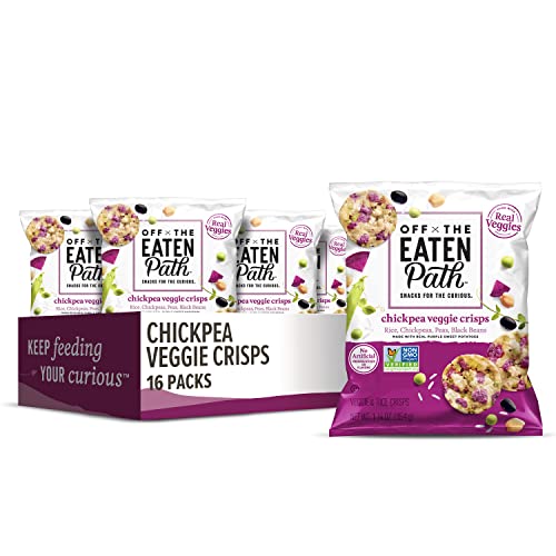 Off The Eaten Path Veggie Crisps, Chickpea, 1.25 Ounce (Pack of 16)