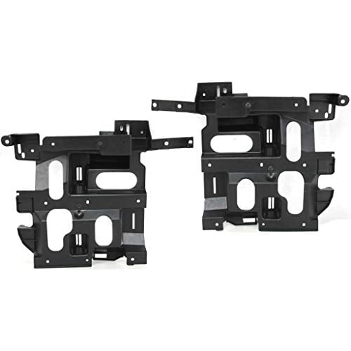 for Chevy Silverado 1500 / 2500 / 3500 Headlight Bracket 2003 04 05 2006 Driver and Passenger Side Pair / Set | Support | Includes 2007 Classic | GM1221130 + GM1221131 | 15798921 + 15798922