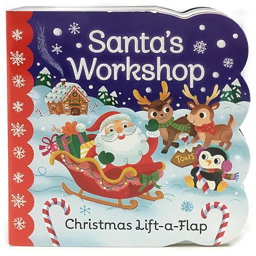 Santa's Workshop: A Christmas Lift-a-Flap Board Book for Babies and Toddlers (Chunky Lift-a-Flap)