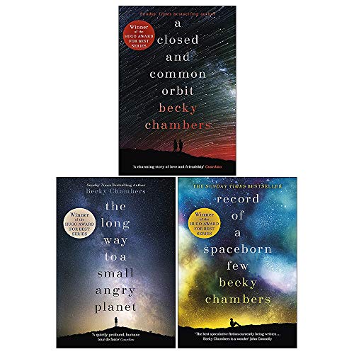Wayfarers Series Becky Chambers Collection 3 Books Set (The Long Way To A Small Angry Planet, A Closed And Common Orbit, Record Of A Spaceborn Few)