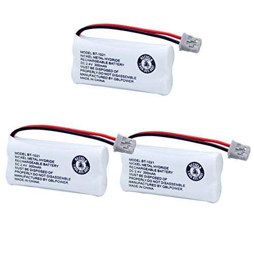 BT-1021 Rechargeable Battery Replacement Compatible with Uniden BT1021 BBTG0798001 BT-1008 BT-1016 Cordless Handset Phone(Pack of 3)