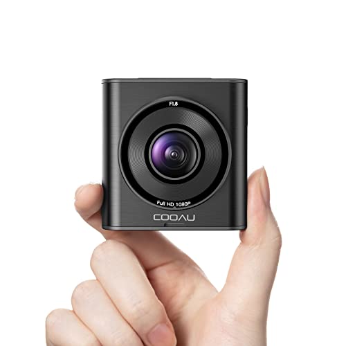 COOAU Mini Dash Cam, Dash Camera for Cars FHD 1920x1080P, Dashcam Front with 2" IPS Screen, Car Dash Camera Built-in Night Vision, Wide Angle, Supercapacitor, WDR, G-Sensor, Loop Record (M53)