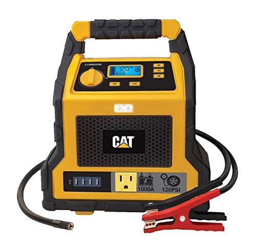 CAT - 3 in 1 Professional Power Station with Jump Starter and Compressor - 4 USB Ports and Outlet
