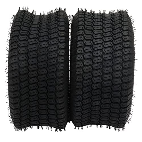 MOTOOS 18x8.50-10 18x8.5x10 Lawn Mower Garden Tractor Golf Cart Tires 18/8.50-10 Tubeless Turf Tires 4 Ply Pack of 2