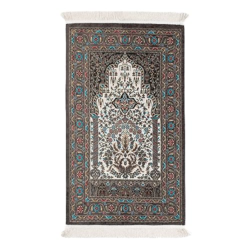 moonlike My Salah Mat, Travel Prayer Mat, Muslims Prayer Rug, Prayer Rugs Islam Thick, Soft Prayer Mat, Prayer Rugs Islam Women, Islamic Gift for Men (Grey)