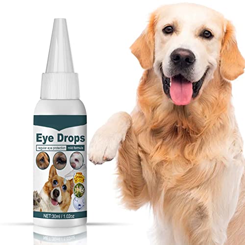 Dg Eye Drops, Dg Eye Infection Tratment, Relieve Red Eyes & Allergy Symptoms for All Animal, Dog Ey Wash for Cleaning Tear StreaksRemoving Eye Stains & Relieving Dryness, 30ml