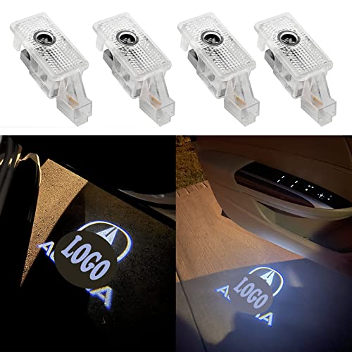 4PCS Car Door Lights Logo Courtesy Projector Laser Welcome Light Ghost Shadow Light Compatible with Acura RLX/ZDX/TLX