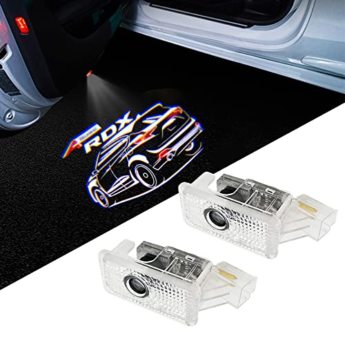 uunonaha 2 Pcs Car Door LED Logo Projector Ghost Shadow Light,Welcome Lamp Door Light Puddle Lights Kit Compatible with RLX/MDX/ZDX/TLX/TL/RDX Series Accessories